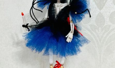 Игрушка амигуруми кукла SANTA MUERTE схема и описание