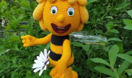 Пчелка Майя крючком схема вязания и описание