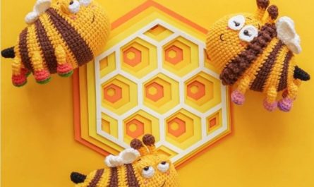 Пчелка амигуруми крючком бесплатная схема вязания