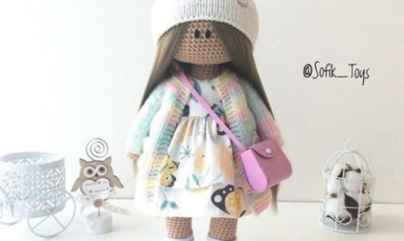 Кардиган для куклы спицами бесплатная схема вязания