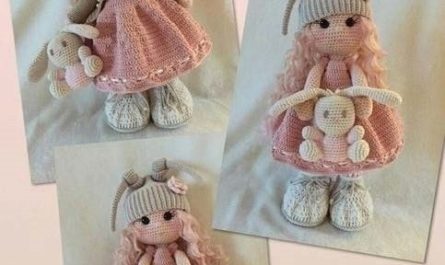 Кукла Аннабель с одеждой крючком подробная схема вязания
