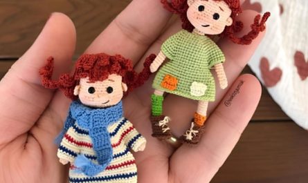 Миниатюрные куклы крючком схема на русском языке