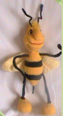 Пчеленок крючком мастер класс с пошаговой схемой вязания