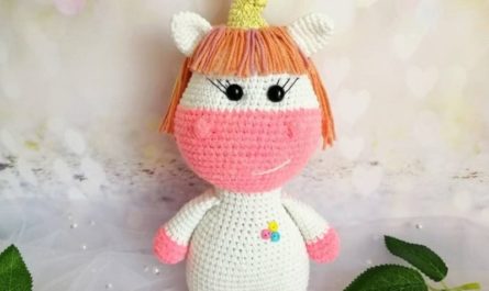 Единорожка крючком описание