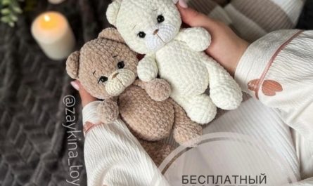 Малыш мишутка крючком